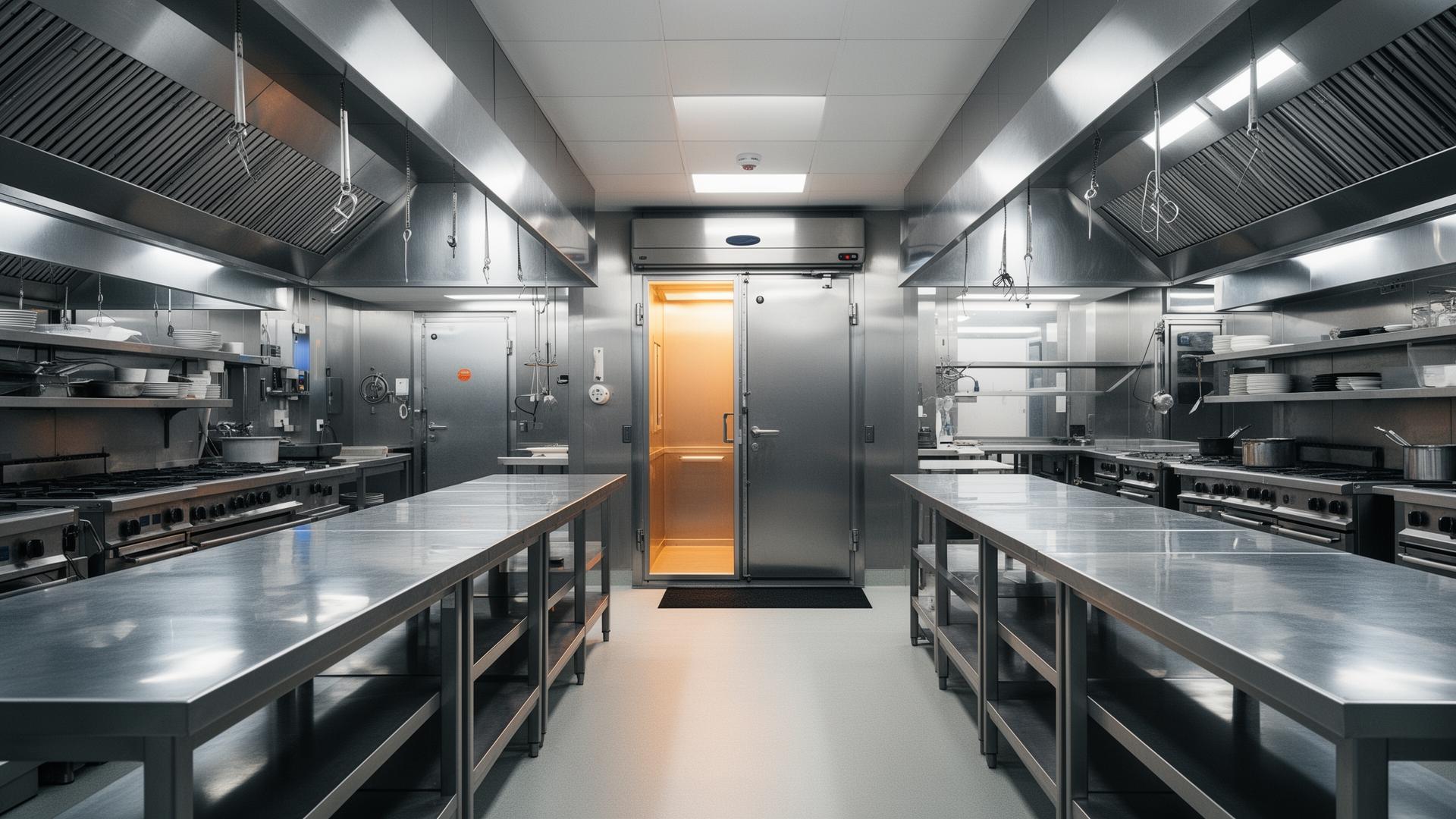 Cozinha profissional em aço inox